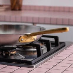 La Bonne Poêle En Inox, Manche Doré - 20 Cm (Édition Limitée) -Cheap Components Store pack brigade set de 3 poeles en inox avec manches dores edition limitee 161237 2