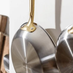 Pack Brigade - Set De 3 Poêles En Inox Avec Manches Dorés - Édition Limitée -Cheap Components Store pack brigade set de 3 poeles en inox avec manches dores edition limitee 949273