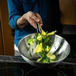 The Wok En Inox - 24 Cm -Cheap Components Store the wok en inox 24 cm 679973